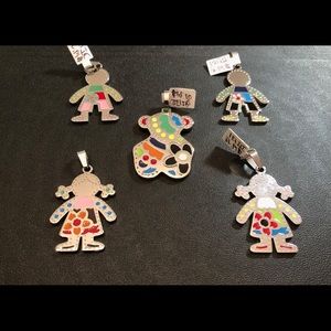 ⭐️⭐️Bundle Deal Stainless Steel Pendants colorful